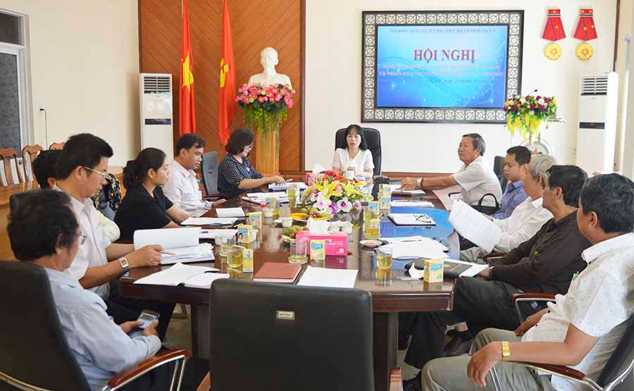  Hội đồng Quản lý Quỹ Bảo trợ trẻ em tỉnh họp bàn về vận động Quỹ năm 2019. Ảnh: Đ.Y