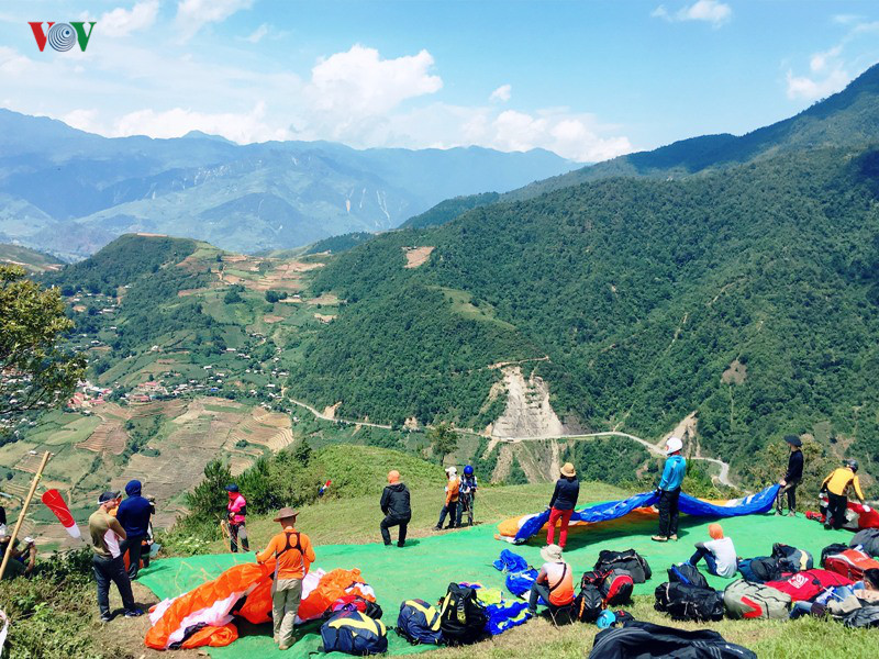 Đây là lần thứ ba Mù Cang Chải tổ chức Festival dù lượn 