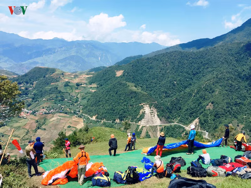 Đây là lần thứ ba Mù Cang Chải tổ chức Festival dù lượn 