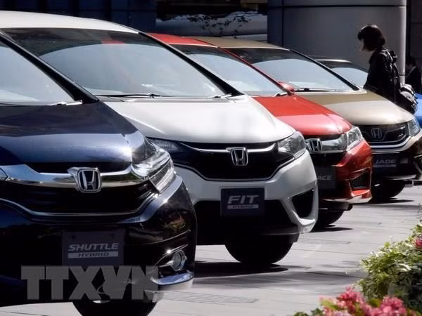  Các mẫu xe của hãng Honda. (Nguồn: AFP/TTXVN)