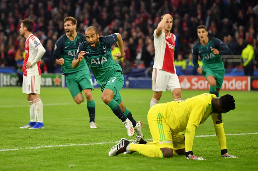 Lucas Moura tỏa sáng đưa Tottenham vào chung kết.