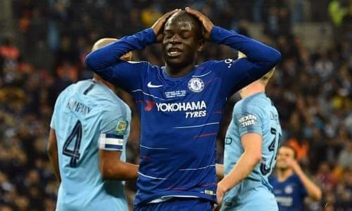 Kante bị chấn thương trong quá trình tập luyện để chuẩn bị cho trận chung kết Europa League với Arsenal. (Nguồn: AFP)