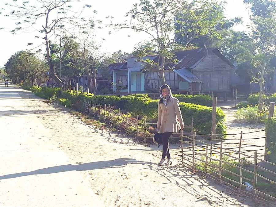  Diện mạo xanh-sạch-đẹp của làng Húp (xã Kông Yang). Ảnh: H.T