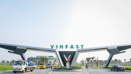 Nhà máy VinFast tại thành phố Hải Phòng. (Ảnh: PV/Vietnam+)