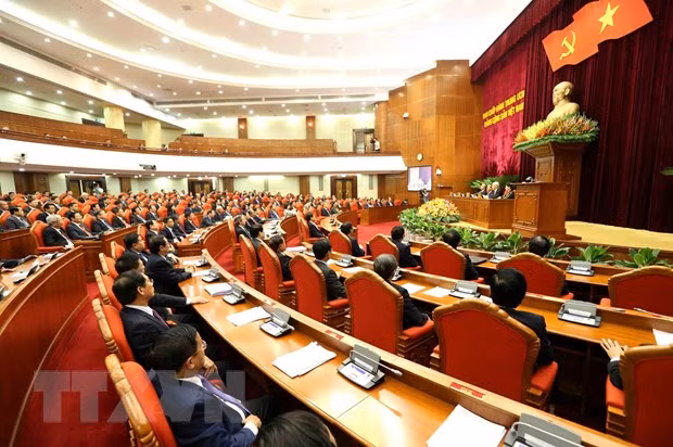 Quang cảnh bế mạc hội nghị. (Ảnh: Phương Hoa/TTXVN)