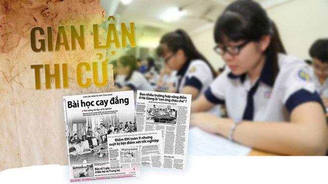 Những gian lận trong kỳ thi THPT quốc gia năm 2018 khiến dư luận xã hội phẫn nộ