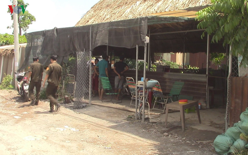 Hiện trường xảy ra vụ án. Hiện trường xảy ra vụ án.