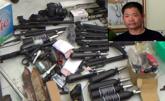 "Kho" vũ khí Bình chuẩn bị cho mục đích khủng bố "Kho" vũ khí Bình chuẩn bị cho mục đích khủng bố