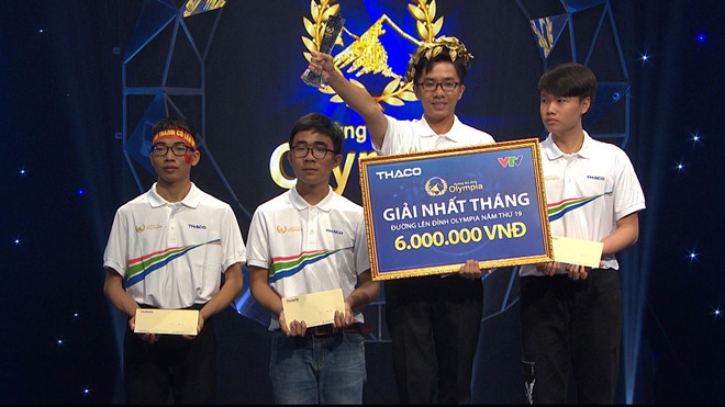  Bá Vinh liên tiếp có cho mình 2 kỷ lục ở cuộc thi Đường lên đỉnh Olympia. Ảnh: Fanpage Đường lên đỉnh Olympia.