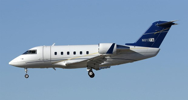  Một chiếc máy bay hạng nhẹ Bombardier Challenger 601. (Nguồn: AP)