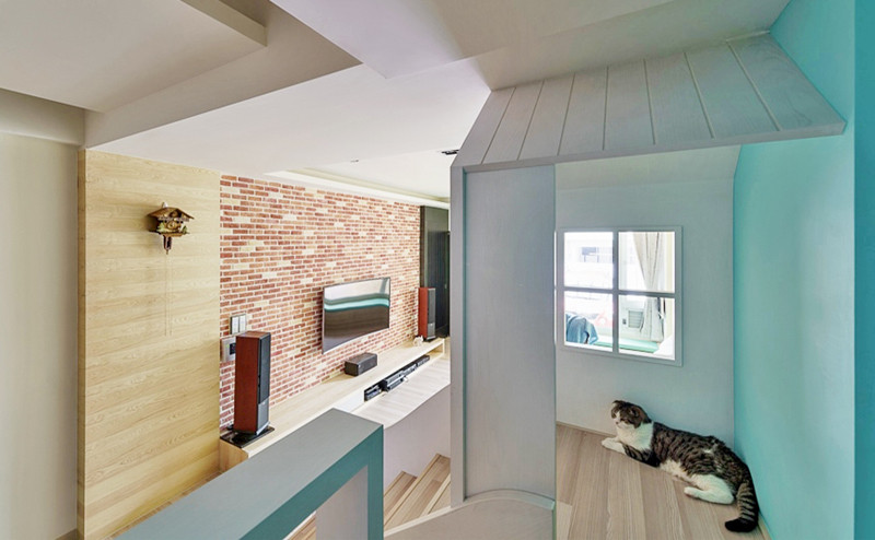 Thiết kế nửa kín, nửa mở mang đến cho trẻ một căn cứ bí mật. Thiết kế nửa kín, nửa mở mang đến cho trẻ một căn cứ bí mật.