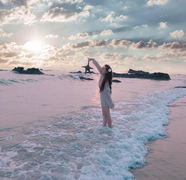 Khung cảnh bình yên ở bãi Vàn Chảy. Ảnh: Diệu An Khung cảnh bình yên ở bãi Vàn Chảy. Ảnh: Diệu An