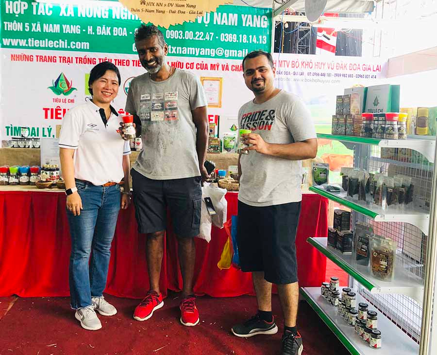  Hồ tiêu hữu cơ Lệ Chí đang từng bước khẳng định thương hiệu trên thị trường.Ảnh: S.C