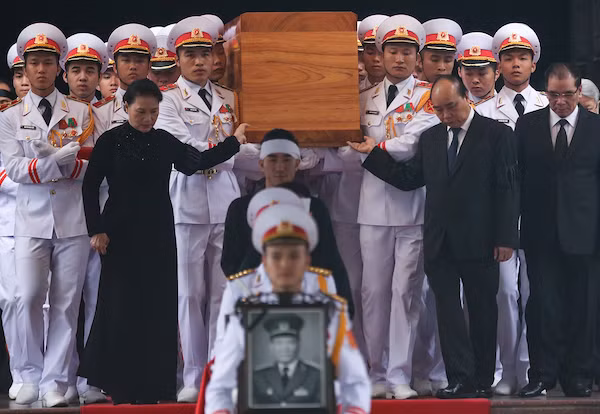  Lễ di quan Đại tướng Lê Đức Anh. Ảnh: Giang Huy