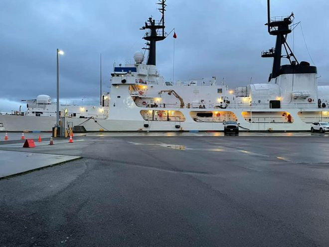 Tàu John Midgett vào cuối tháng 12.2020, chuẩn bị bàn giao cho Việt Nam - Ảnh: FB Nichole Mallory