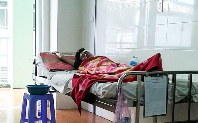 Nguyễn Tùng Duy bị bỏng nặng đang điều trị tại Bệnh viện II Lâm Đồng