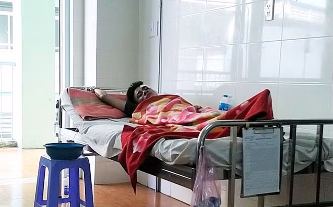 Nguyễn Tùng Duy bị bỏng nặng đang điều trị tại Bệnh viện II Lâm Đồng