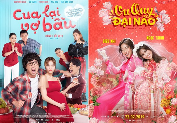 Hai bộ phim hài tình cảm năm 2019 trở lại rạp chiếu ở một số địa phương. (Ảnh: Nhà phát hành)