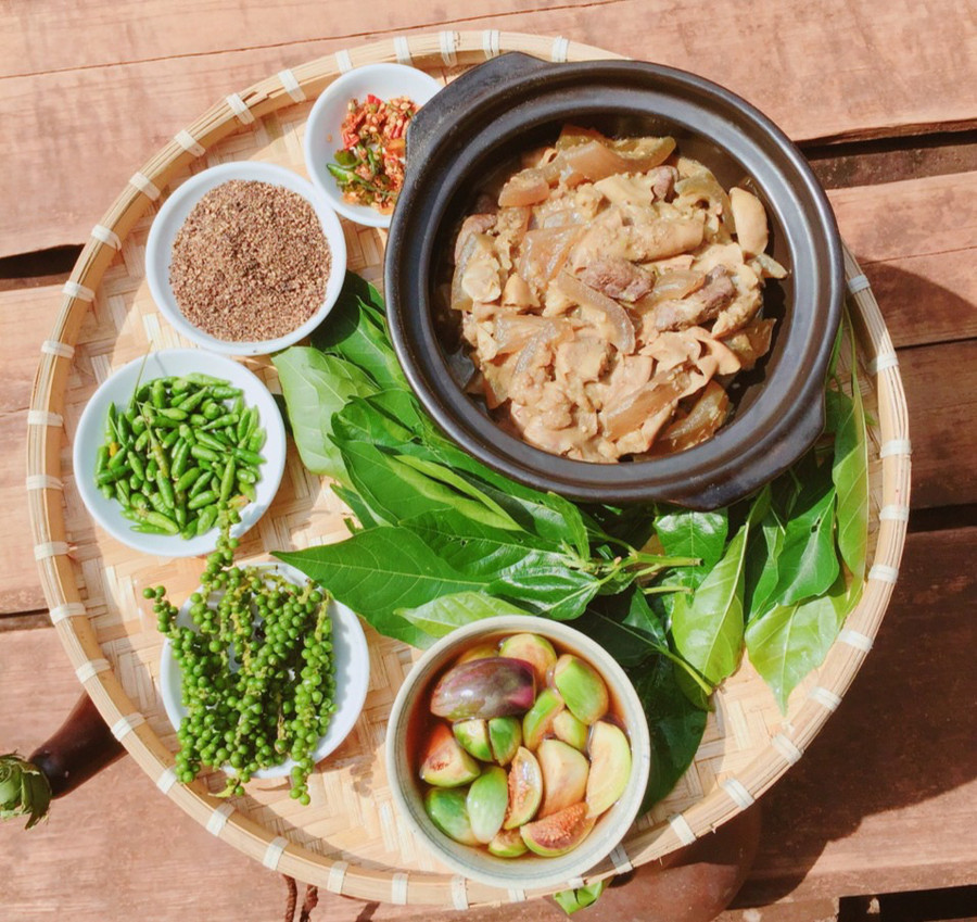 Món vếch khá cầu kỳ nhưng đầy tinh tế trong ẩm thực Tây Nguyên