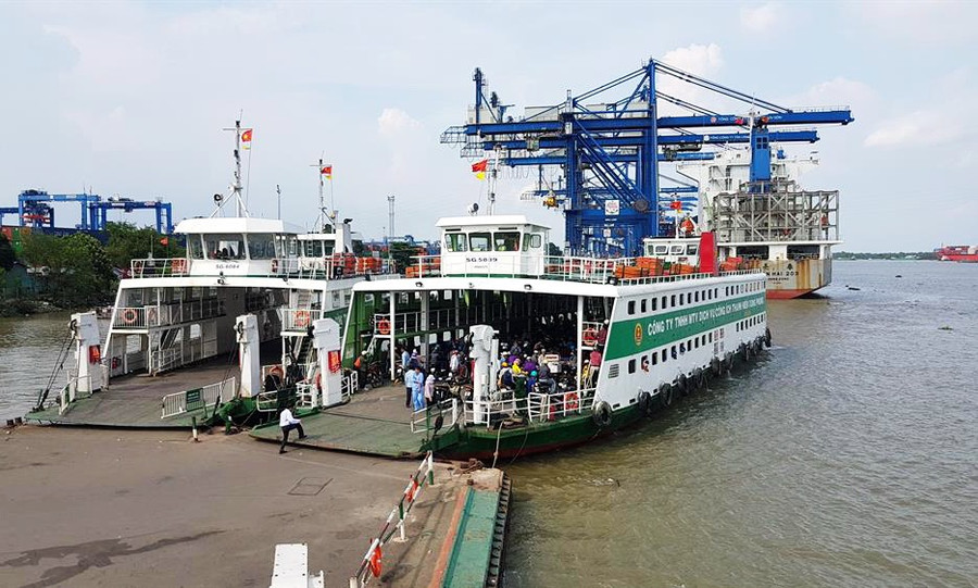 Dự án cầu Cát Lái thay phà được người dân chờ đợi nhiều năm qua. Ảnh: Minh Quân