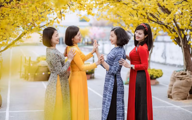 Tái hiện không gian Tết xưa tại lễ hội.