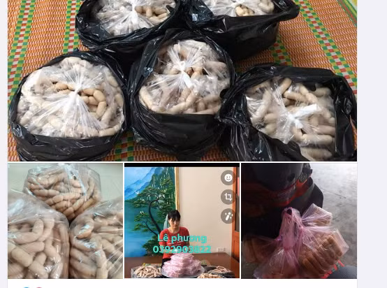 Chị Phương bán hàng online kiếm thêm thu nhập. Ảnh: NV