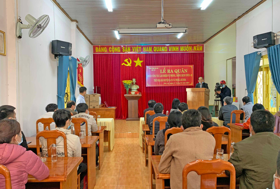 Quang cảnh lễ ra quân. Ảnh: Như Nguyện Quang cảnh lễ ra quân. Ảnh: Như Nguyện