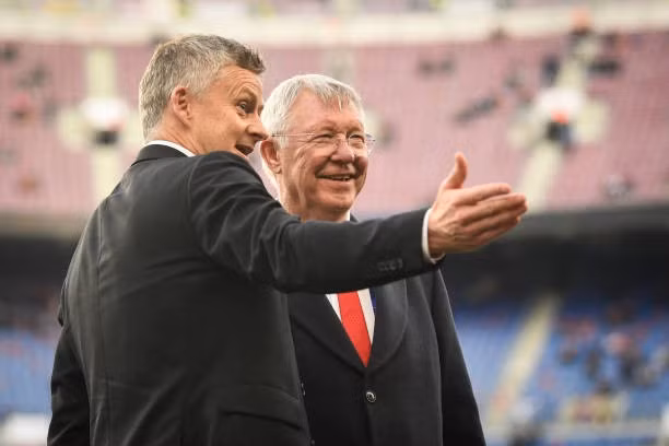 Ole Solskjaer giờ là truyền nhân của Sir Alex. Ảnh: AFP