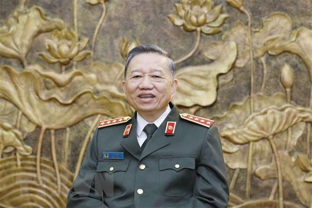 Đại tướng Tô Lâm, Ủy viên Bộ Chính trị, Bí thư Đảng ủy Công an Trung ương, Bộ trưởng Bộ Công an. (Ảnh: Doãn Tấn/TTXVN)