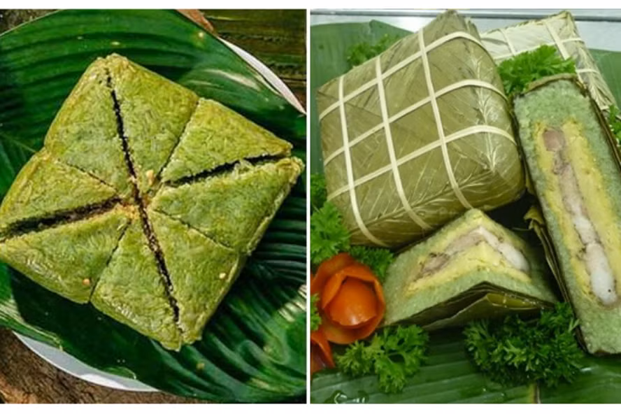 Bánh chưng là món ăn giàu giá trị dinh dưỡng, nếu ăn bánh chưng một cách hợp lý sẽ rất có lợi cho sức khỏe. Đồ họa: Công Phạm