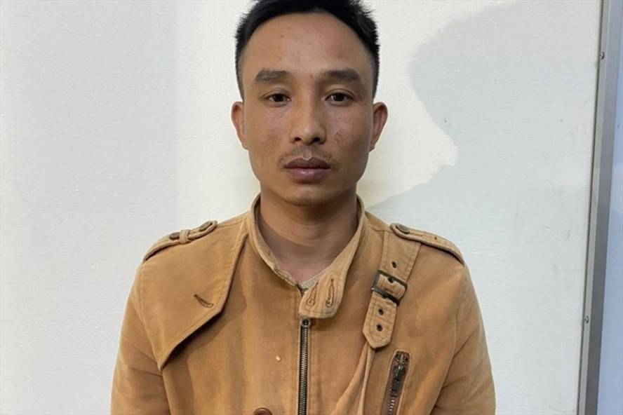 Đối tượng Sơn bị bắt giữ. Ảnh: CA. Đối tượng Sơn bị bắt giữ. Ảnh: CA.