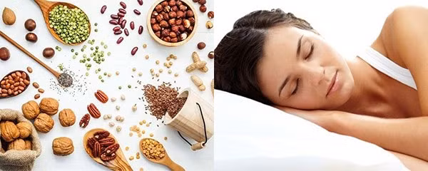 Ngũ cốc nguyên hạt có một phần công dụng hiệu quả giúp trị chứng mất ngủ thường xuyên. Đồ hoạ: Phương Linh.