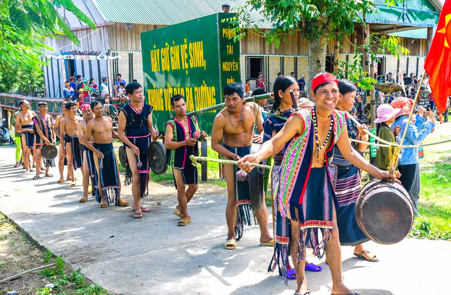 Không gian văn hóa cồng chiêng tỉnh Gia Lai được Bộ Văn hóa-Thể thao và Du lịch công nhận là di sản văn hóa phi vật thể quốc gia vào năm 2012. Ảnh: Phương Linh