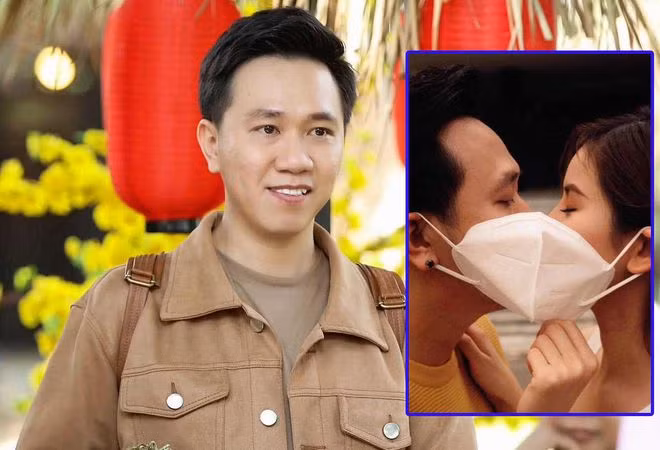 Hình ảnh tình cảm của Anh Đức và bạn gái được chia sẻ vào dịp Lễ tình nhân. ẢNH: FBNV