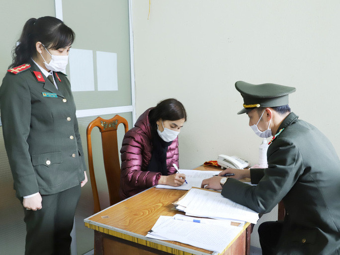  Nguyễn Thị Hồng Hà tại cơ quan công an - Ảnh: Cổng thông tin Công an Hà Tĩnh