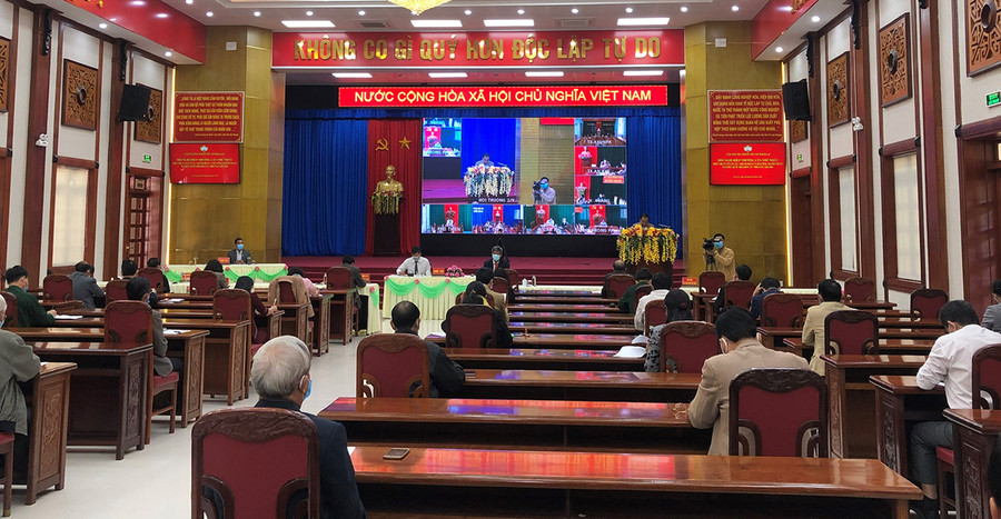  Quang cảnh hội nghị tại hội trường 2-9. Ảnh: Anh Huy