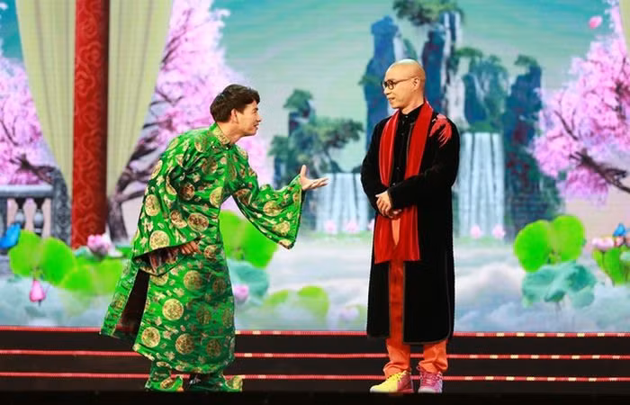 Năm 2019, “cô Đẩu” diện quần áo đi thiền một cách nghiêm túc gây nhiều bất ngờ với khán giả. Ảnh: VFC.