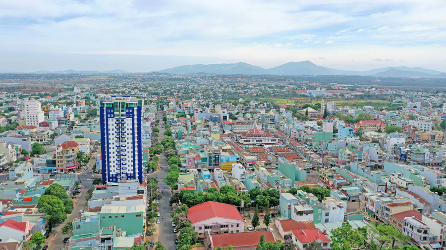Trung tâm TP. Pleiku. Ảnh: Quang Tấn