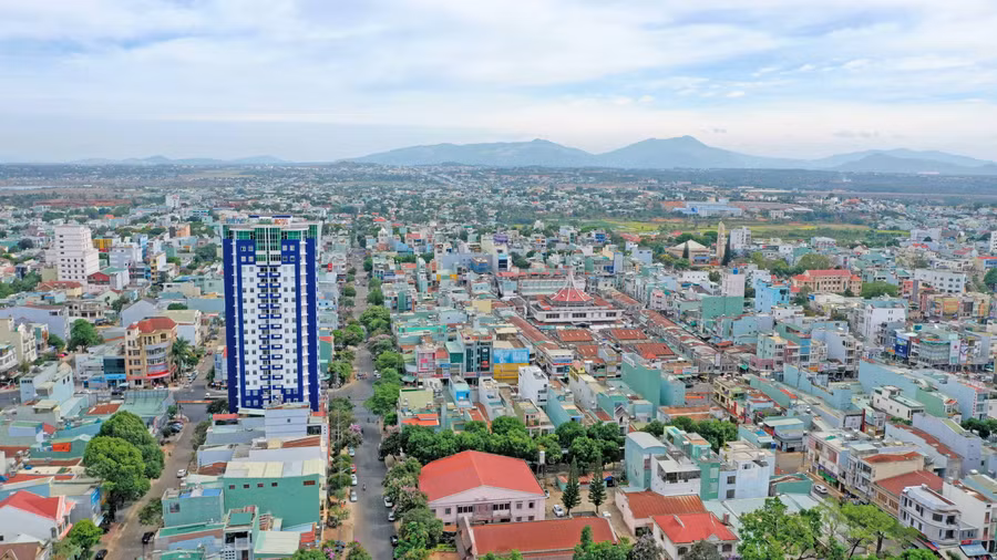 Trung tâm TP. Pleiku. Ảnh: Quang Tấn