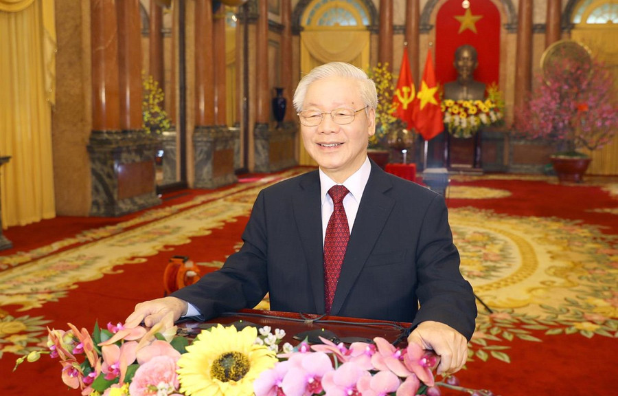  Tổng Bí thư, Chủ tịch nước Nguyễn Phú Trọng. (Ảnh: Trí Dũng/TTXVN)