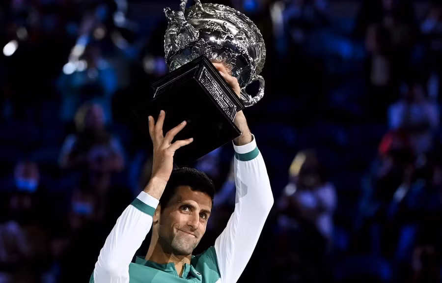 Djokovic lần thứ 9 vô địch Australian Open. (Nguồn: AAP) Djokovic lần thứ 9 vô địch Australian Open. (Nguồn: AAP)