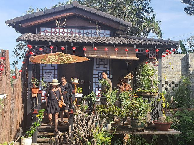 Có nhiều không gian để khách thưởng lãm, tĩnh tâm.