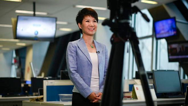 CGTN tự nhận đưa tin khách quan theo góc nhìn của người Trung Quốc - Ảnh: AFP