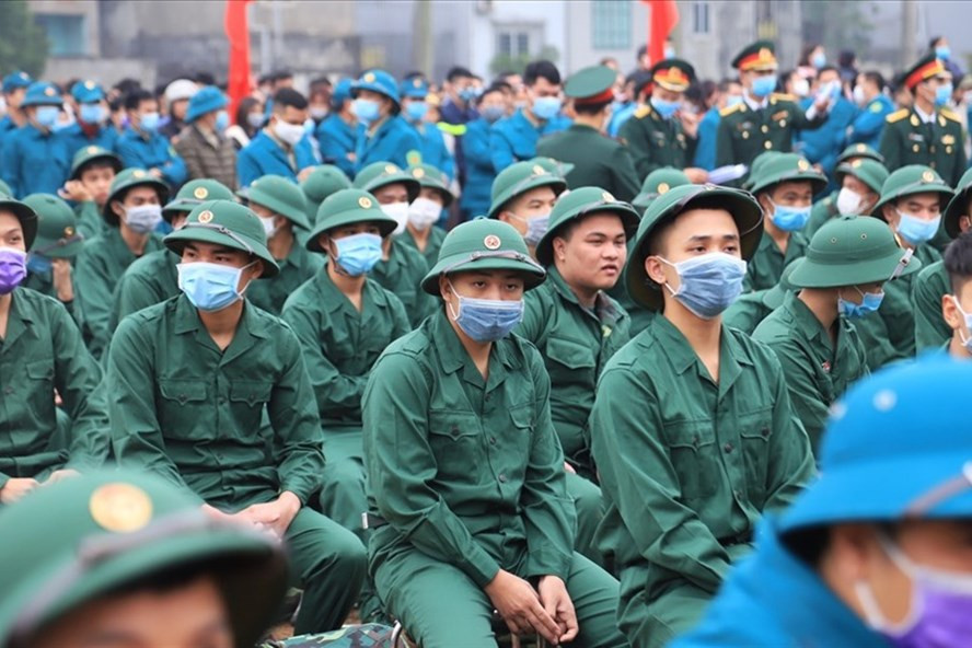 Hình ảnh lễ giao nhận quân năm 2020 tại thành phố Hà Nội. Ảnh LDO  Hình ảnh lễ giao nhận quân năm 2020 tại thành phố Hà Nội. Ảnh LDO