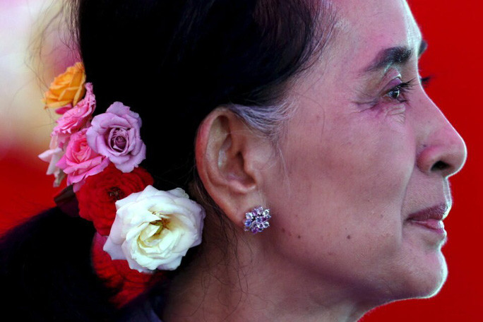 Cố vấn Nhà nước Aung San Suu Kyi. Ảnh: Reuters