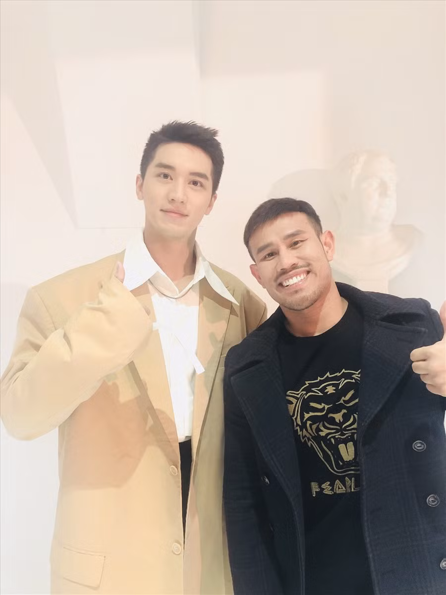 Anh cũng nhận được nhiều sự tin tưởng của nam diễn viên Hoàng Cảnh Du. Ảnh: NVCC.