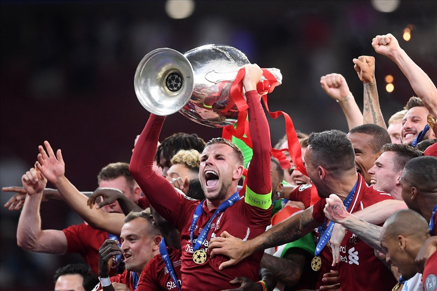 Lên đỉnh Châu Âu... Ảnh: UEFA