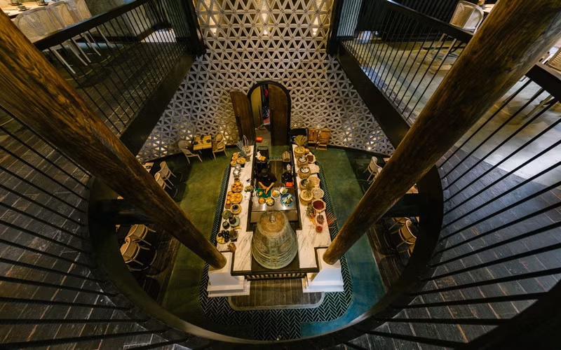 Nhiều nhà hàng chay tạo không gian yên bình, thanh tịnh (Ảnh: Nhà hàng chay Sadhu)