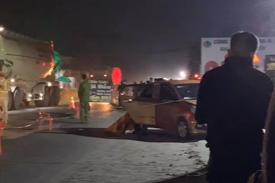  Hiện trường vụ án tại huyện Lương Sơn, Hòa Bình. Ảnh: CTV