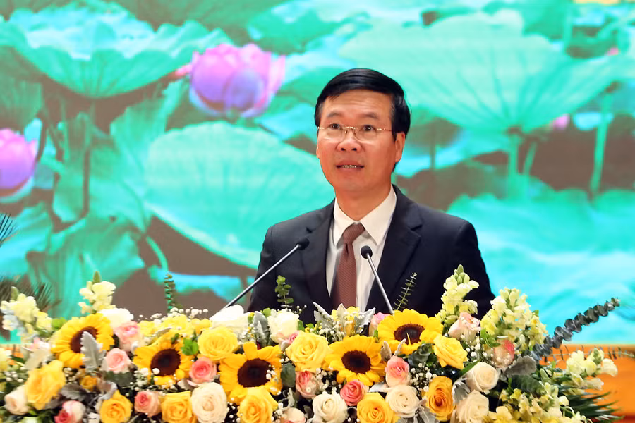 Ủy viên Bộ Chính trị, Thường trực Ban Bí thư Võ Văn Thưởng.